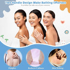 4 Pack Exfoliating Washcloth Back Scrubber Set, 2 Exfoliating Body Scrubber - Image 5