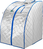 Infrared FAR IR Negative Ion Portable Indoor Personal Spa Sauna by Durherm - Image 2