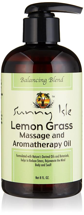Sunny Isle Lemongrass Massage and Aromatherapy Oil by SunnyIsle