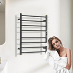 Electric Towel Warmer Rack, Heating Towel Warmer, Timer & Temperature Control - Image 6