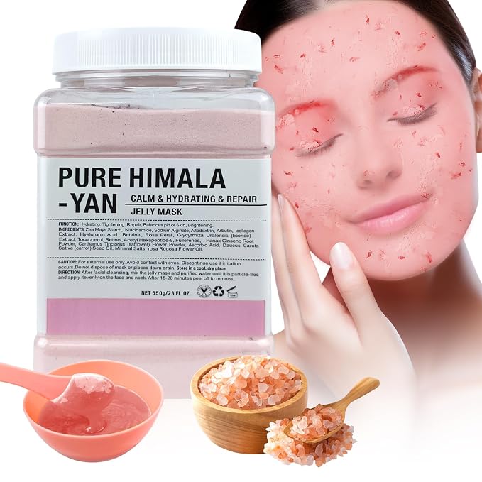 Jelly Mask for Facials Professional, Hydrating & Moisturizing Peel-Off Natural - Image 8