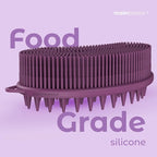 MainBasics Silicone Body Scrubber Dual-Sided Shower Loofah and Scalp Scrubber - Image 6