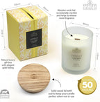 Vanilla Candle 9.7 oz: 55 Hrs Burn Time - Image 4