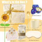 FXK Sunflower Gift Baskets for Women, Self Care Package - Image 4
