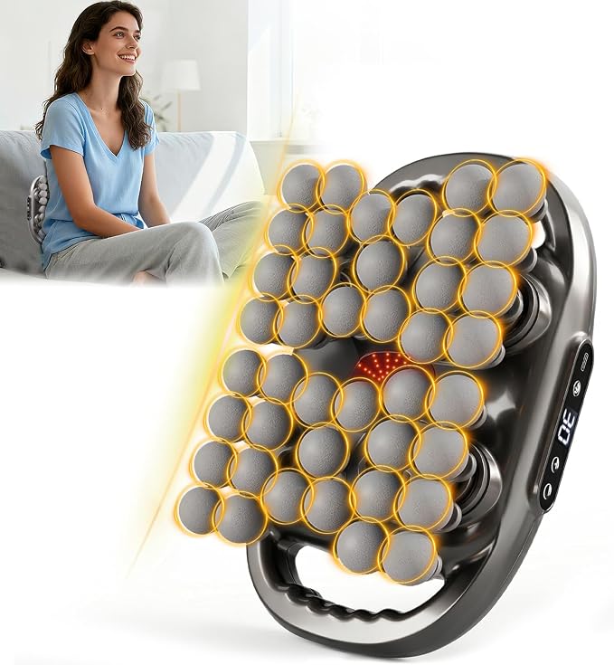 Back Massager for Pain Relief Deep Tissue, 42 Head Massage Gun Deep Tissue by SoffiyaHealthProducts
