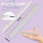 Professional Disposable Zebra Nail Files 100/180 Grit 5" Double Sided Emery - Image 3
