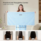REDKISS Blue Plus Size Towel Wrap - Image 3