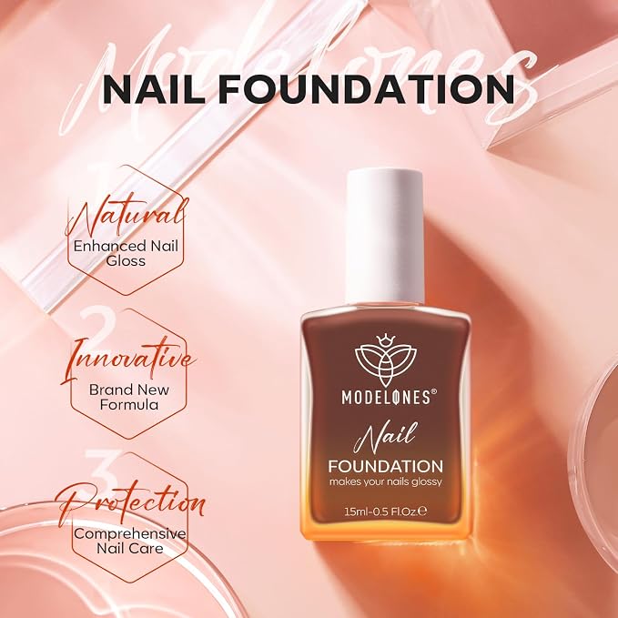 modelones Nail Strengthener and Growth Blushed Berry Nail Repair - Image 8