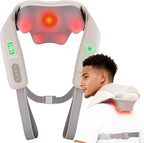 Heycool Cordless Neck and Shoulder Massager, Graphene Heating, Upgraded Shiatsu by Heycool