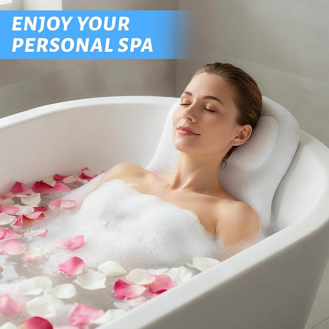 Full Body Bath Pillow for Bathtub, Thick Bathtub Cushion for Soaking Tub - Image 5