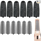 12 Pack Replacement Roller for Flawless Pedi, Replacement Head Refills by MOVELOVE