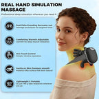 Shoulder & Neck Massager with Heat, 4D Bionic Heated Neck Massager with Fingers - Image 2