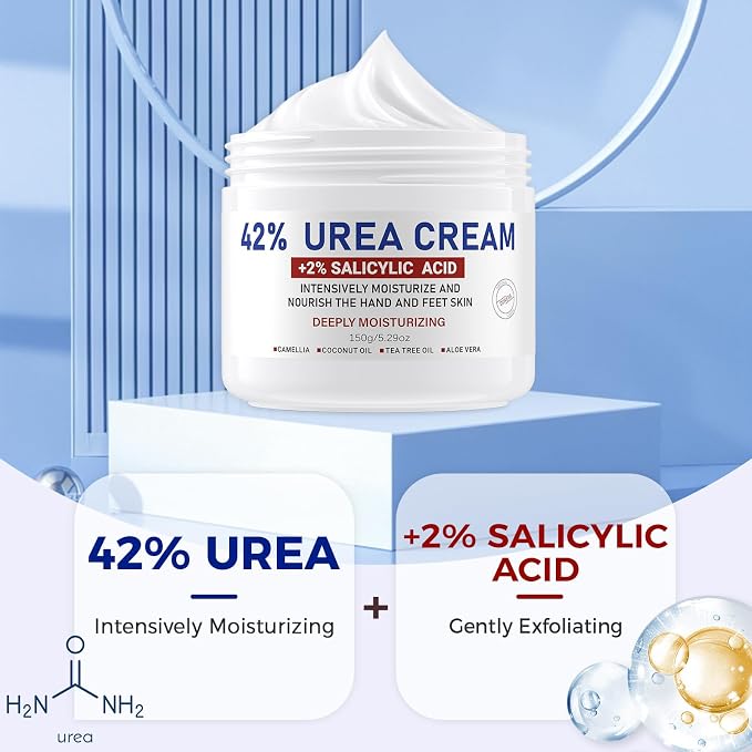 OUKEYA Urea Cream 42 Percent for Foot & Hand Cream - Image 2
