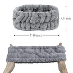 LAPOHI 3 Pack Modern Microfiber Facial Headbands - Image 3