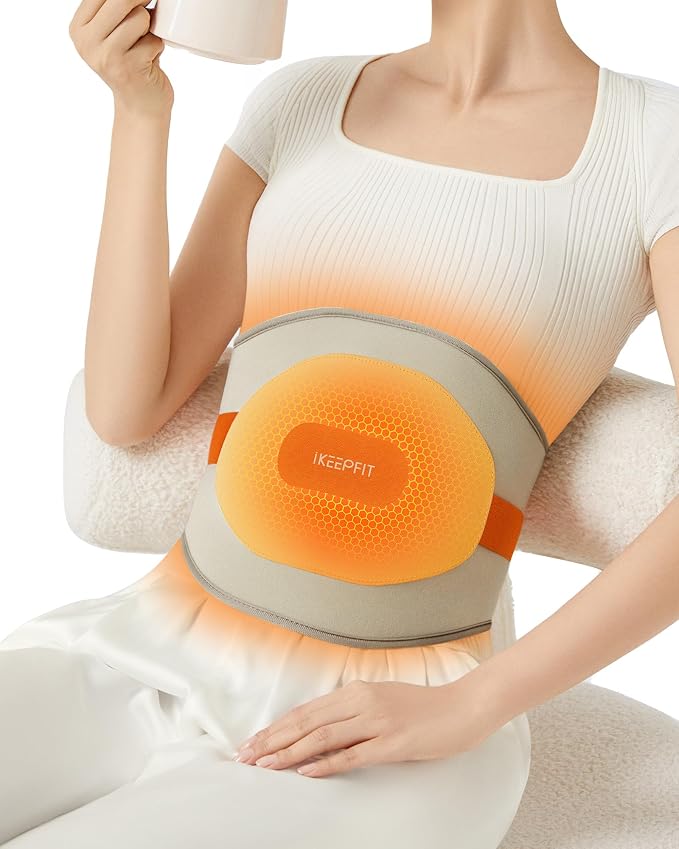 IKEEPFIT Portable Heating Pad for Back, Cordless Wearable Heat Belt - Image 2