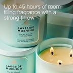 Bath & Body Works Lakeside Morning 3-Wick Candle - Image 5