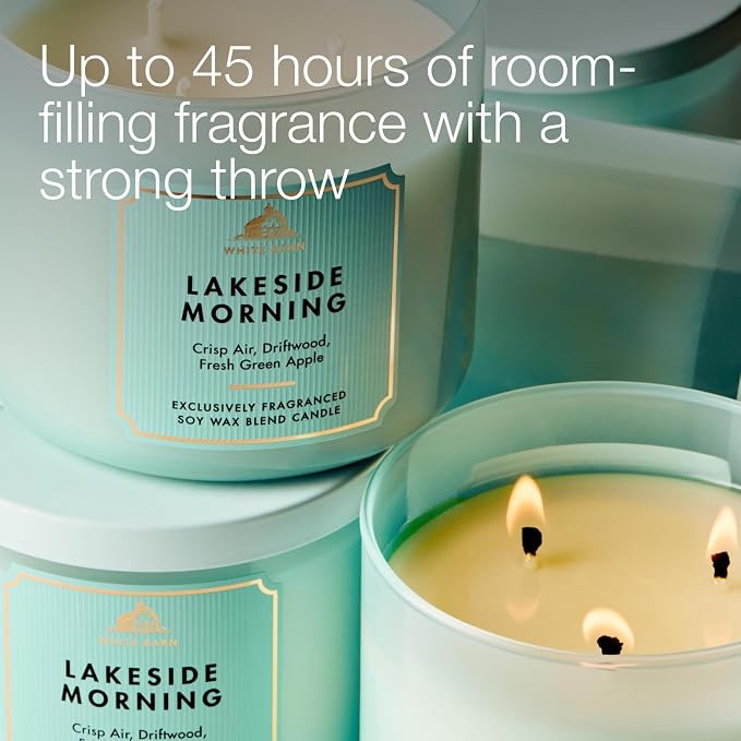 Bath & Body Works Lakeside Morning 3-Wick Candle - Image 5
