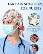 Plifal 100% Cotton Scrub Cap - Image 4