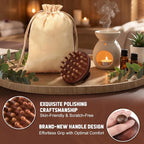 ProSuites 3 Pcs Wooden Head Scalp Massager Comb, Head Massage Tool - Image 5