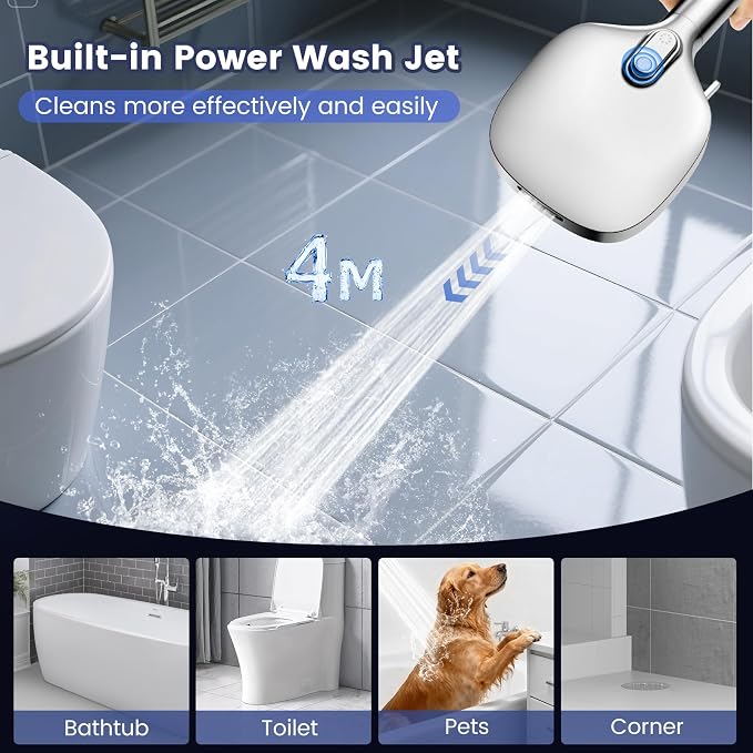 Filtered Shower Head with Handheld, High Pressure 7 Spray Showerhead with - Image 5