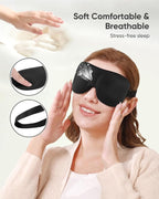 LKY DIGITAL Sleep Mask for Side Sleeper 3 Pack, Night Blindfold for Men Women - Image 7