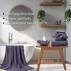 8-Piece Purplr Bath Towels Set, 2 Oversized Large Bath Towels Sheet, 2 Hand - Image 4