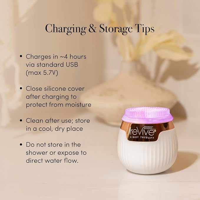 reVive Light Therapy Lux Collection Soniqué Mini, Rechargeable Sonic Face - Image 6