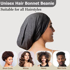 Satin Bonnet for Sleeping Night Cap, Adjustable Satin Lined Silk Bonnets Sleep - Image 6