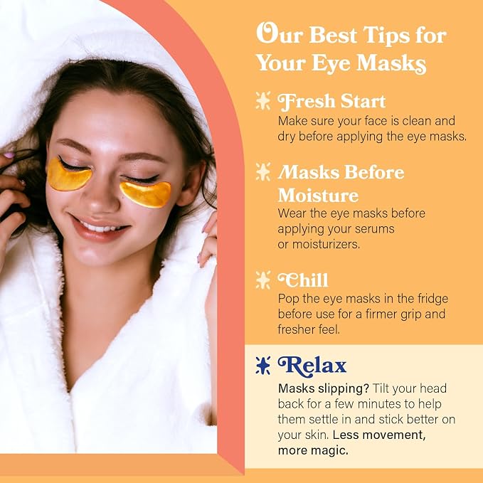 LE GUSHE Gold Under Eye Patches - Image 9