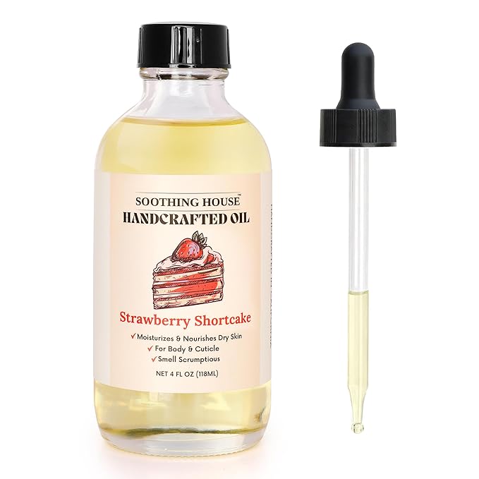 Strawberry Shortcake Body Oil: Moisturizing Body Oil by SoothingHouse