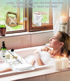 Bathtub Caddy Tray, Adjustable Bathtub Tray Table, Bath Organizer - Image 5