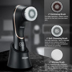 Facial Cleansing Brush, Electric Face Scrubber Rechargeable Exfoliator IPX-7 - Image 3