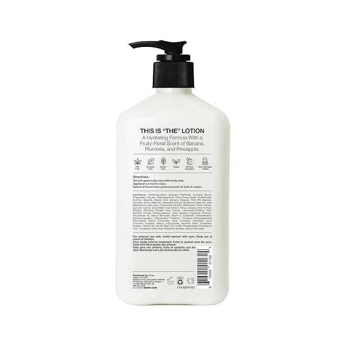 Hempz Original, Natural Hemp Seed Oil Body Moisturizer - Image 2