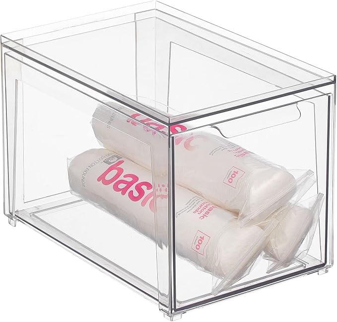 mDesign Plastic Stackable Bathroom Storage by mDesign