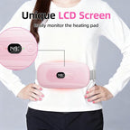 Portable Heating Pad Period Cramps: 2 Timer 6 Heat Levels 6 Vibration Modes - Image 4