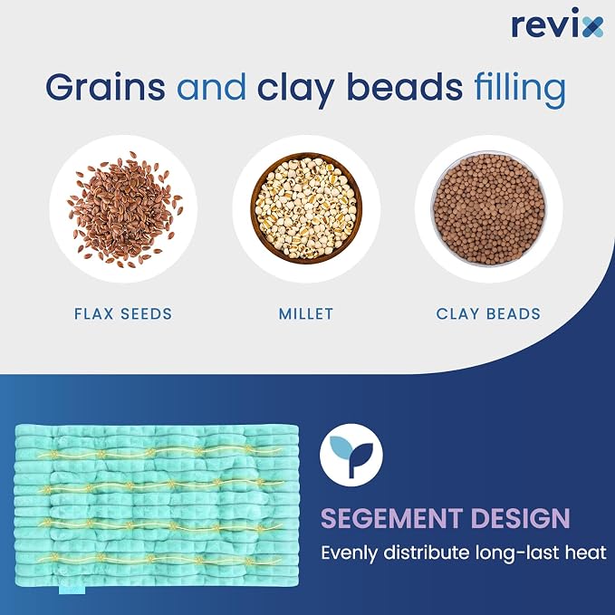 REVIX Microwavable Heating Pads, Moist Heat Pad Microwavable - Image 5