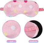 2PCS Plush Sleeping Eye Mask, Soft Plush Eye Mask, Fuffy Eye Cover Comfortable - Image 3