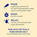 Dr Teal's Foaming Bath with Pure Epsom Salt, Prebiotic Lemon Balm & Essential - Image 3