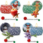 Christmas Candles Gifts for Women, 4 Pack Scented Candles Set, 120 Hour Long - Image 3