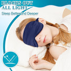 Cutecrop 12 Pcs Silk Sleep Masks Soft Satin Eye Masks - Image 6