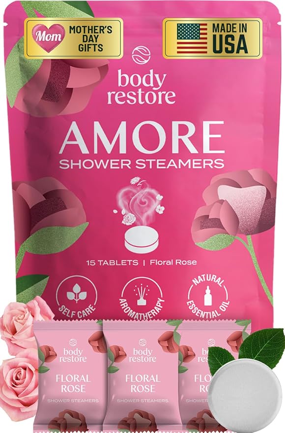 Body Restore Shower Steamers Aromatherapy 15 Pack – Mothers Day Gifts by BodyRestore