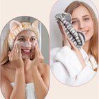 TEBIEKOY Plush Cat Ears Spa Headband - Image 8