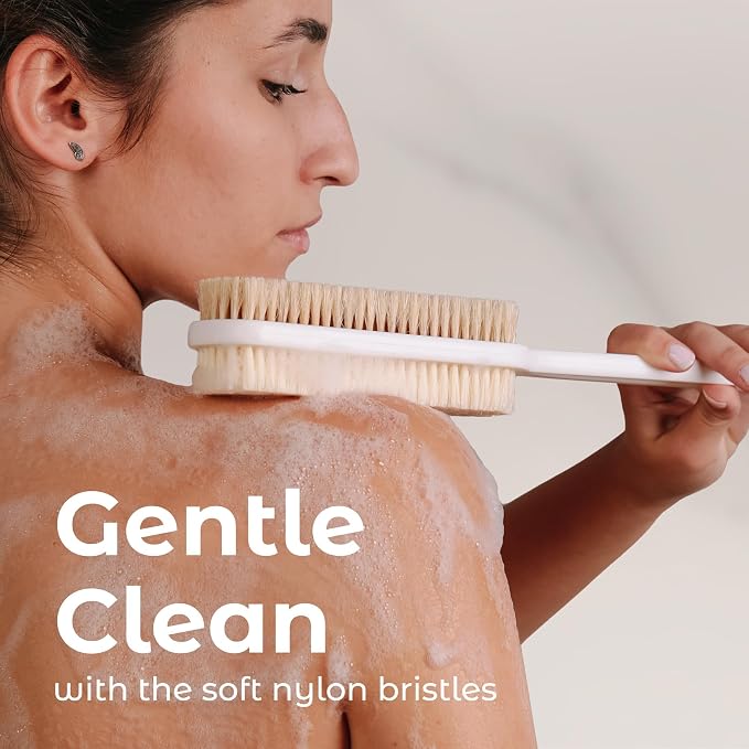 MainBasics Back Scrubber for Shower, Long Handle Body Brush - Image 5