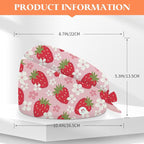 Adjustable Scrub Cap with Buttons & Sweatband, Working Hat with Elastic Tie Back - Image 3
