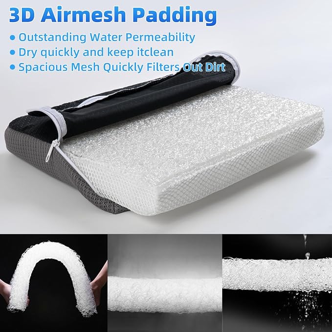 Shower Seat Cushion with Non-Slip Silicone Bottom, Shower Chair Cushion - Image 5