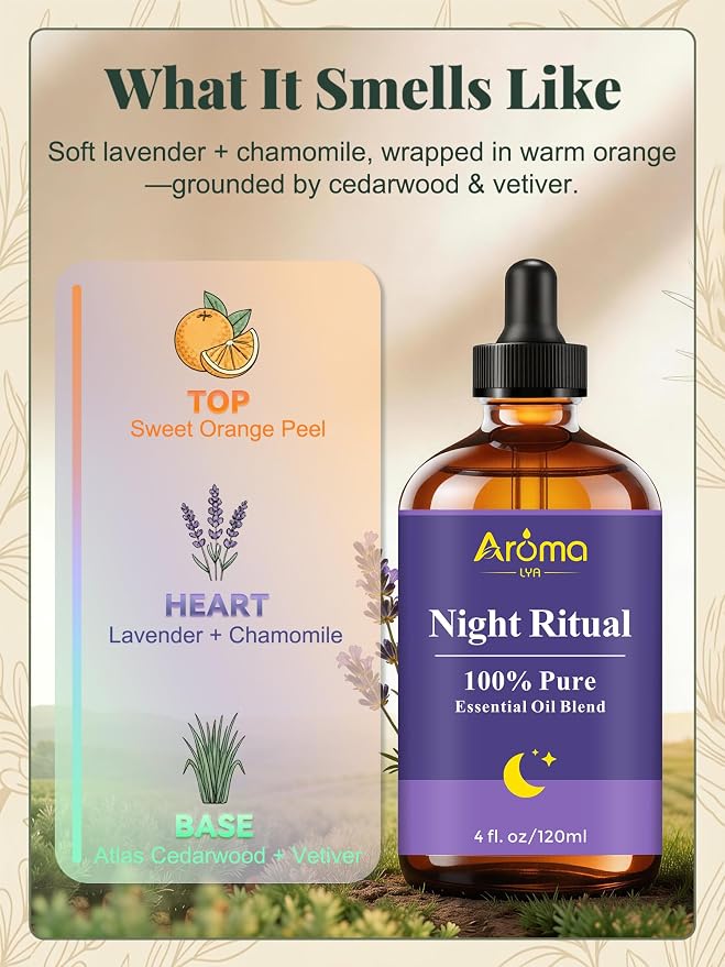 Night Ritual — A 100% Pure Essential Oil Blend Unwind-Ready Aroma - Image 3