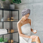 SimpleField 2 Pack Microfiber Hair Towel Wrap - Image 7