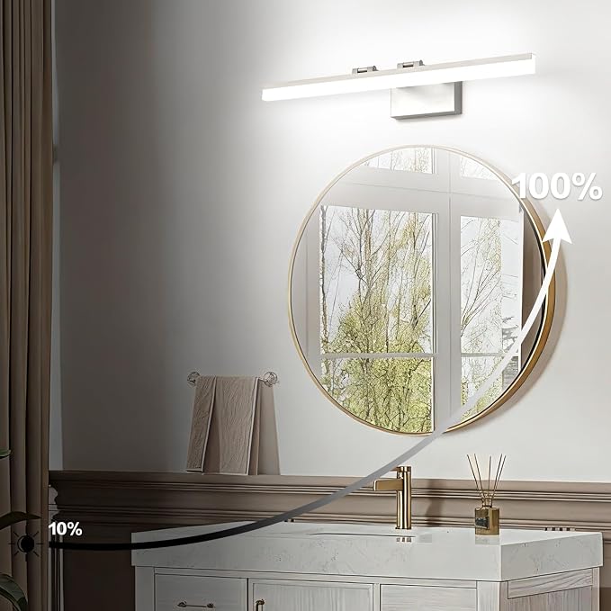 SOLFART 31.5 Inch Dimmable Bathroom Vanity Lights Over Mirror 5 Color - Image 4