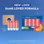 NIVEA Peach Lip Care, Tinted Lip Balm Pack - Image 2