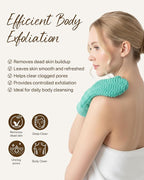 Exfoliating Gloves 2 Pack, Wave Texture Exfoliating Mitt - Image 4